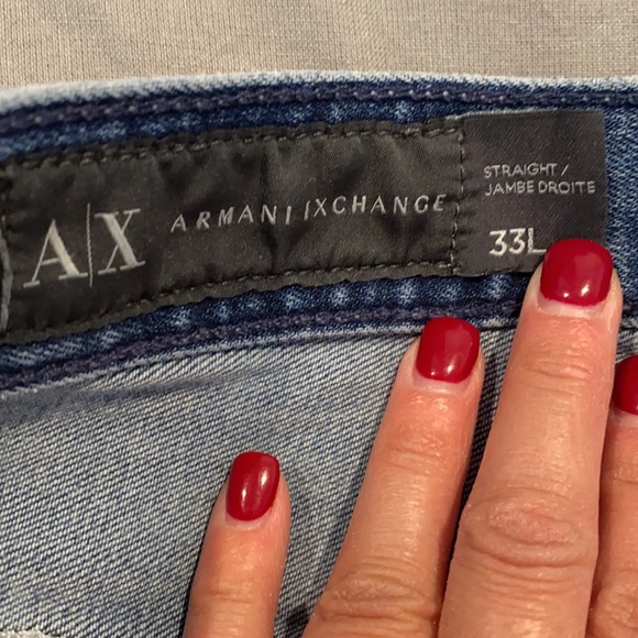Armani Exchange 4 button Straight Jeans - Picture 3 of 5